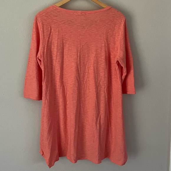 Cut Loose Cotton/Linen Pink Tunic/Blouse Size Medium - Picture 9 of 10